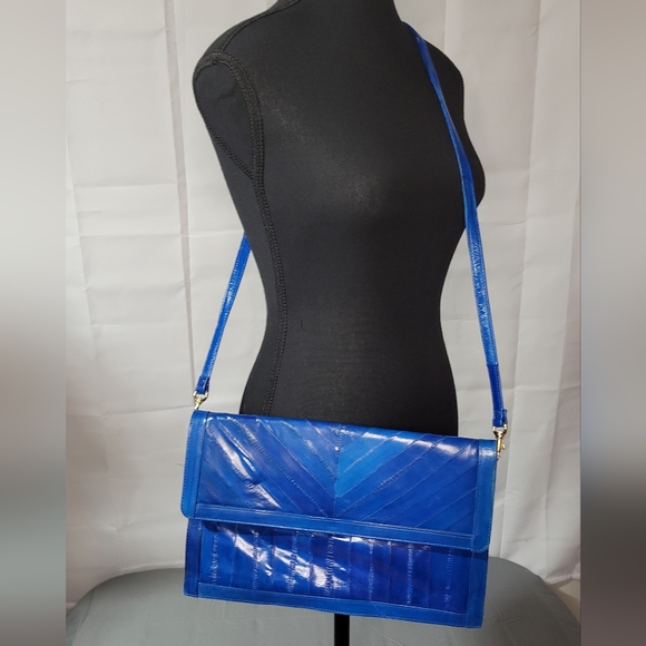 Vintage eel skin purse - Picture 1 of 7